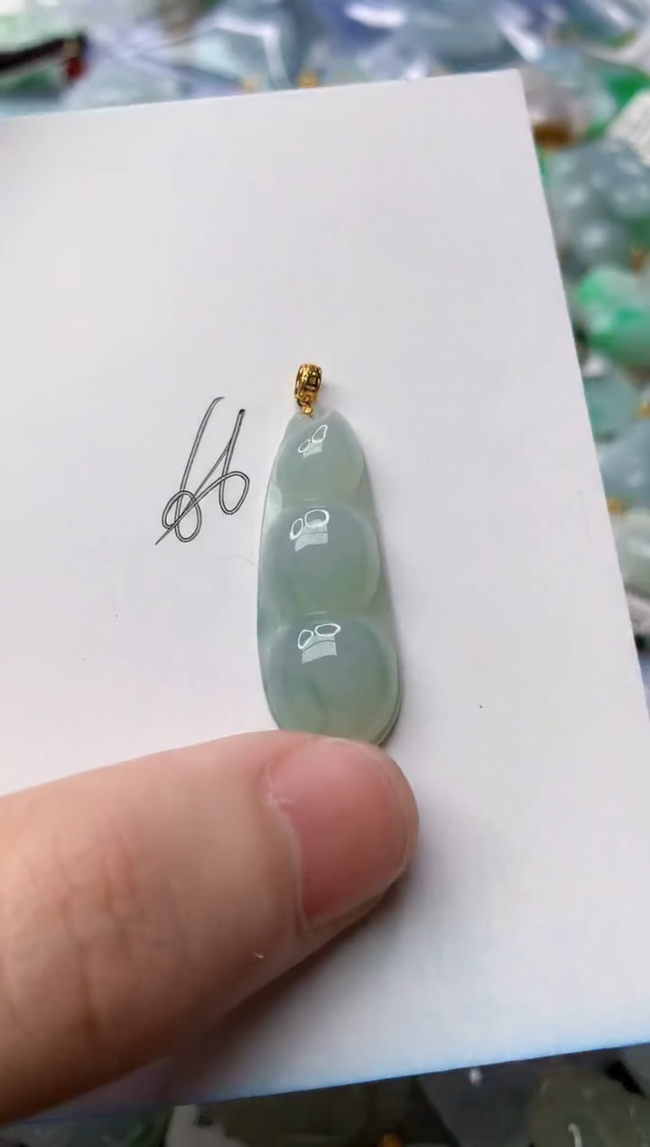 【闪购商品】翡翠颈饰18K金镶嵌47..........