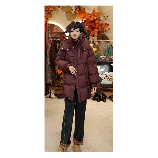 68553  潮牌中长款羽绒服