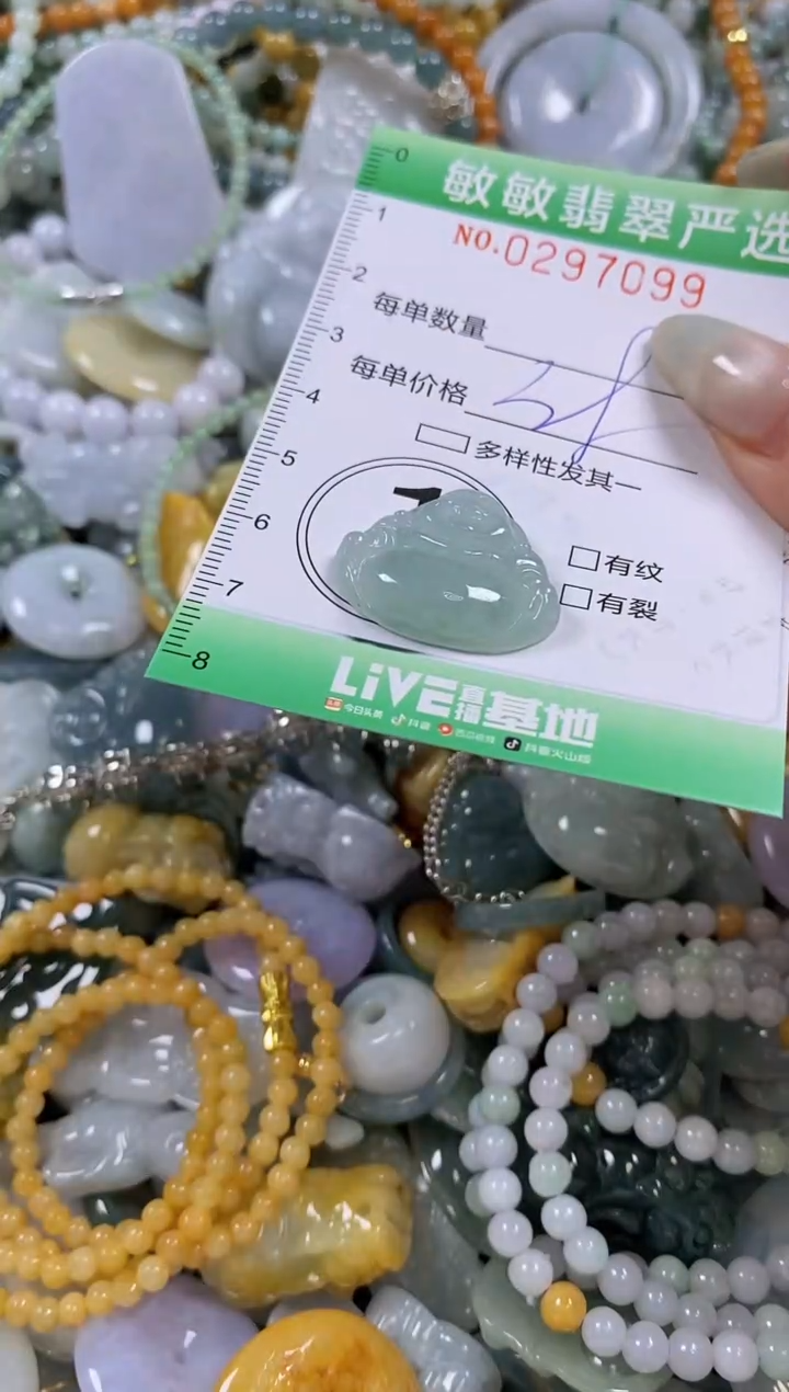 翡翠未镶嵌颈饰闪购0297099