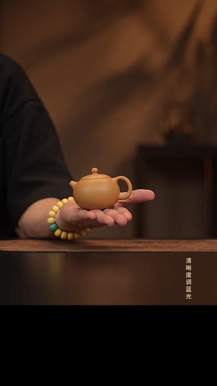 允禾斋  紫砂壶  西施  黄段 