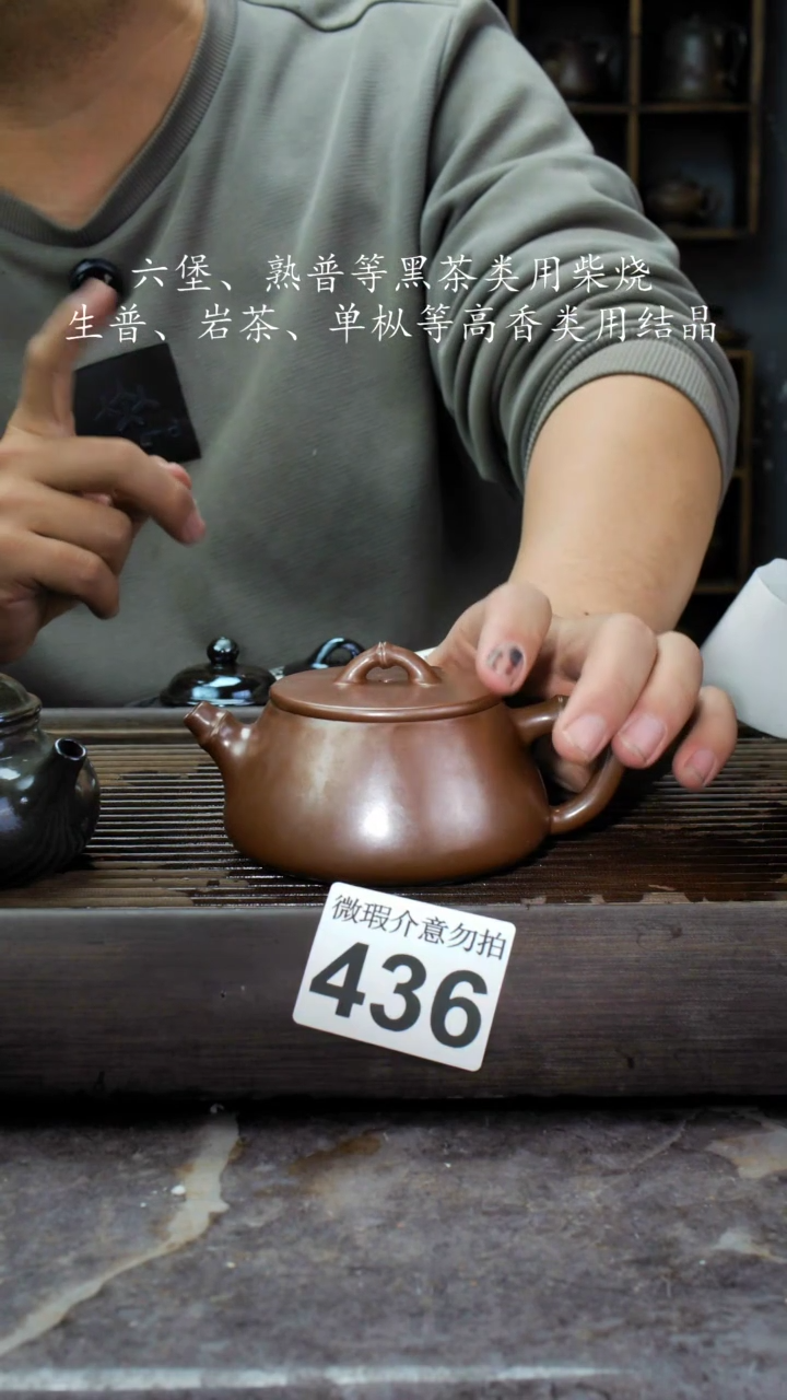 【闪购商品】壶436四大名陶钦州坭兴陶
