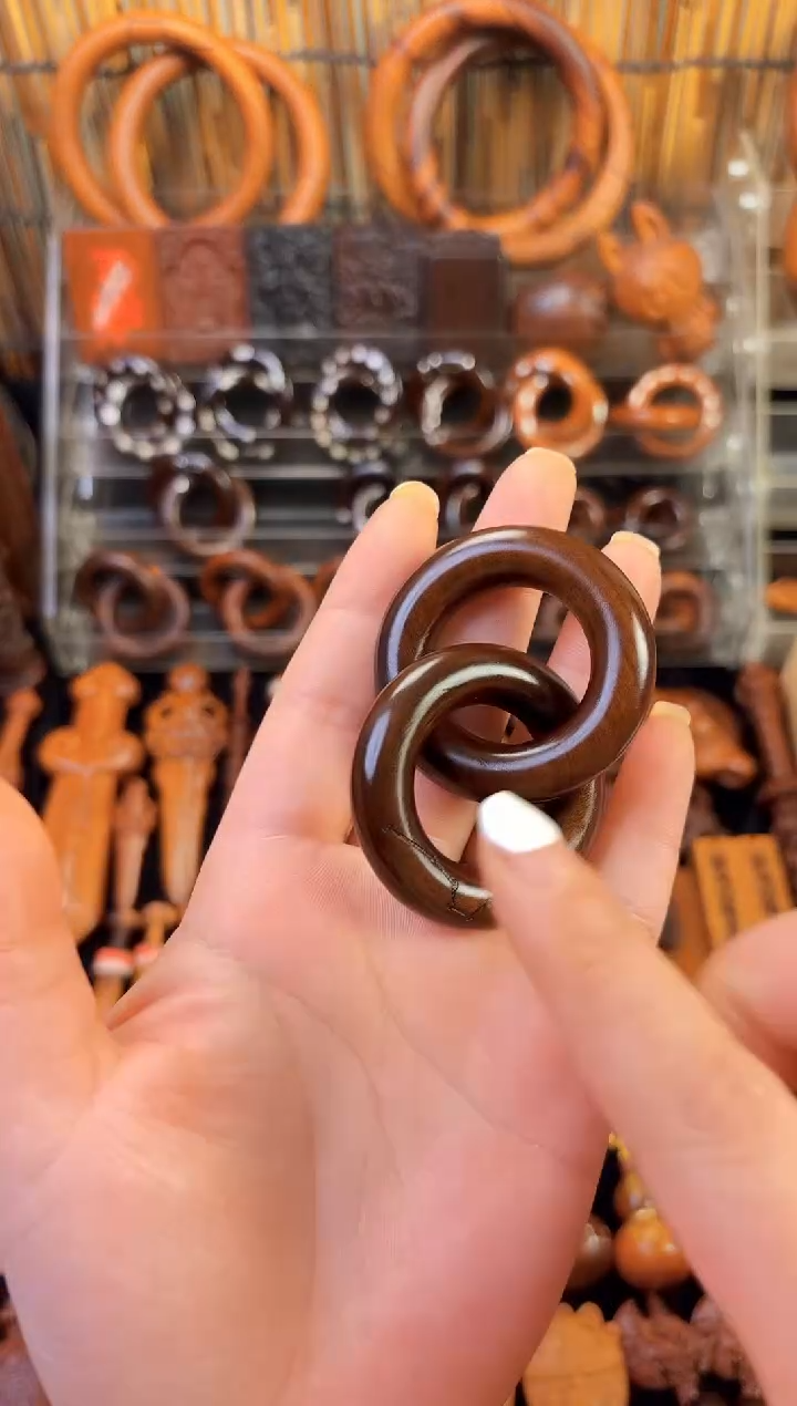 雷枣木玉化乾坤圈2.5