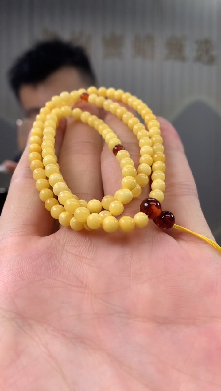 未镶嵌蜜蜡裸石链子多样性发其一