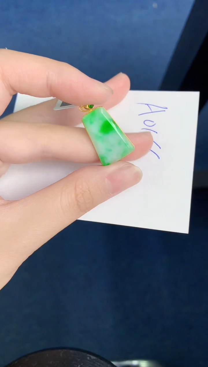 【闪购商品】翡翠颈饰18K金镶嵌000000000