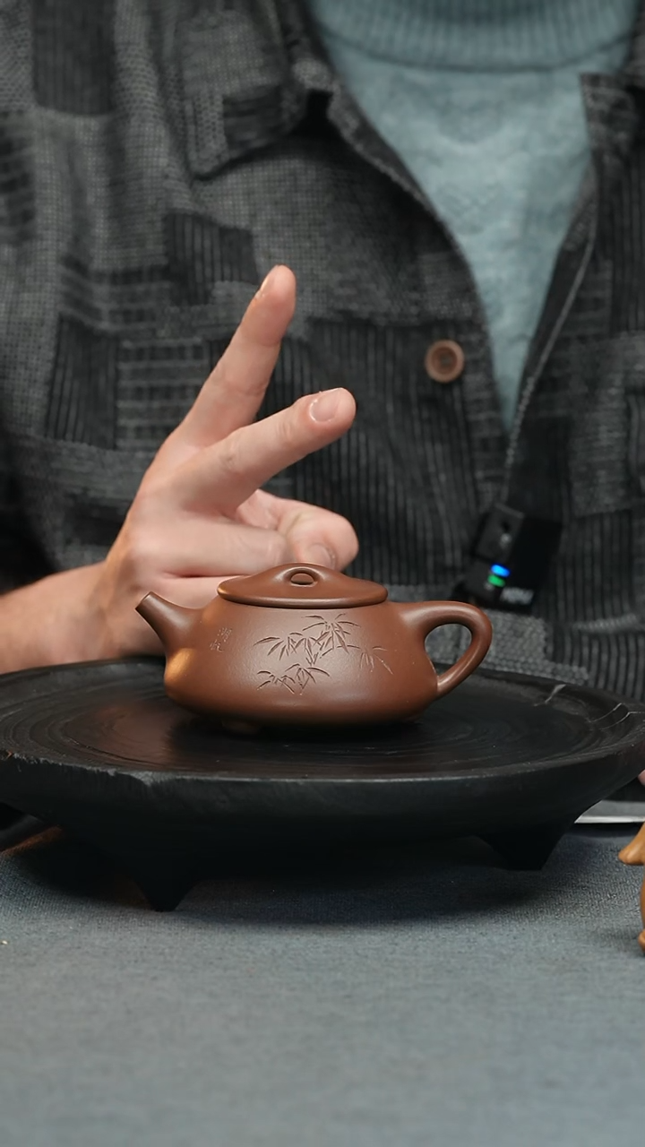 【闪购商品】紫砂茶壶明清 满瓢-唐云石瓢