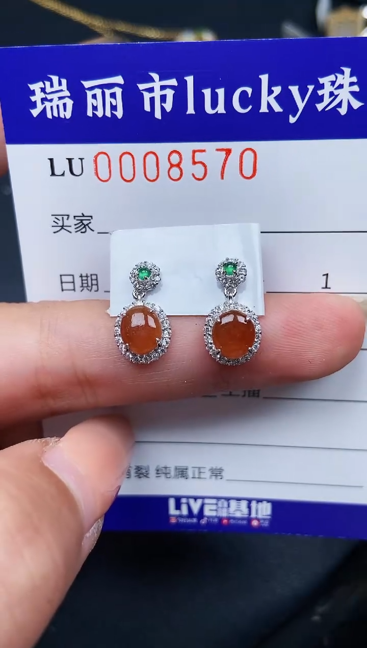 【闪购商品】翡翠颈饰银S925镶嵌8570