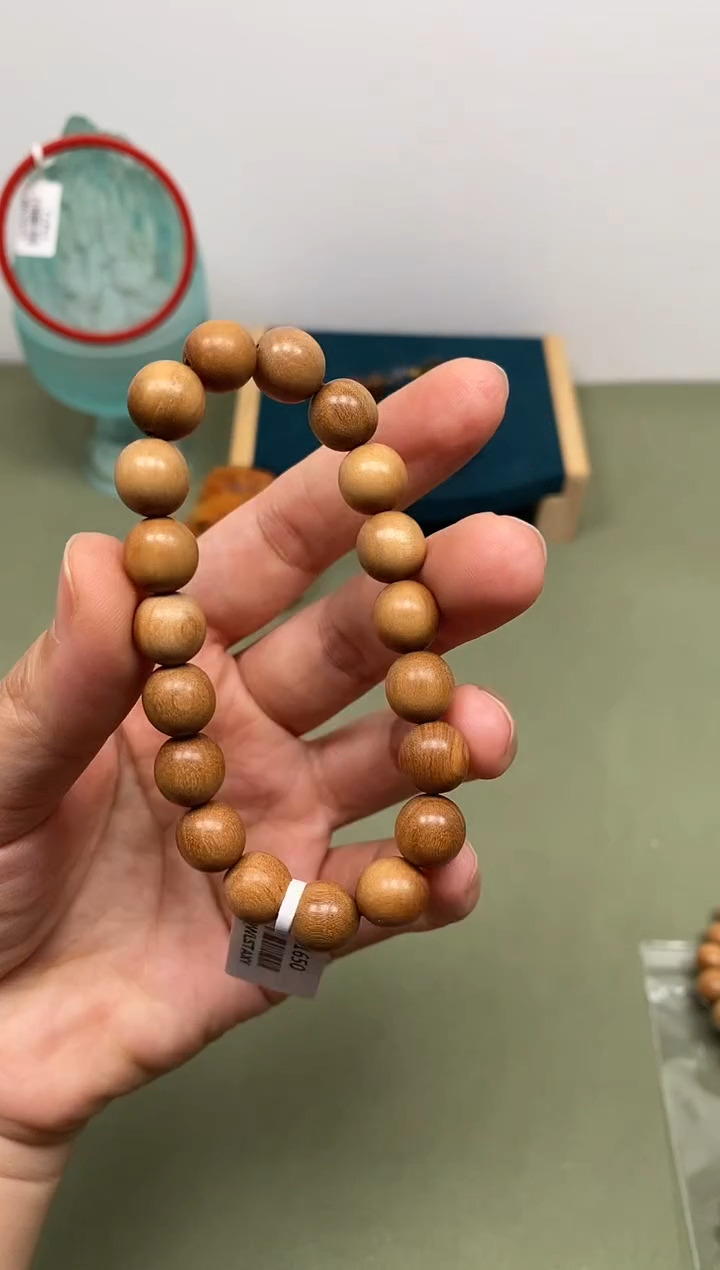 【闪购商品】檀香木木艺印度老山檀1.0手串19颗