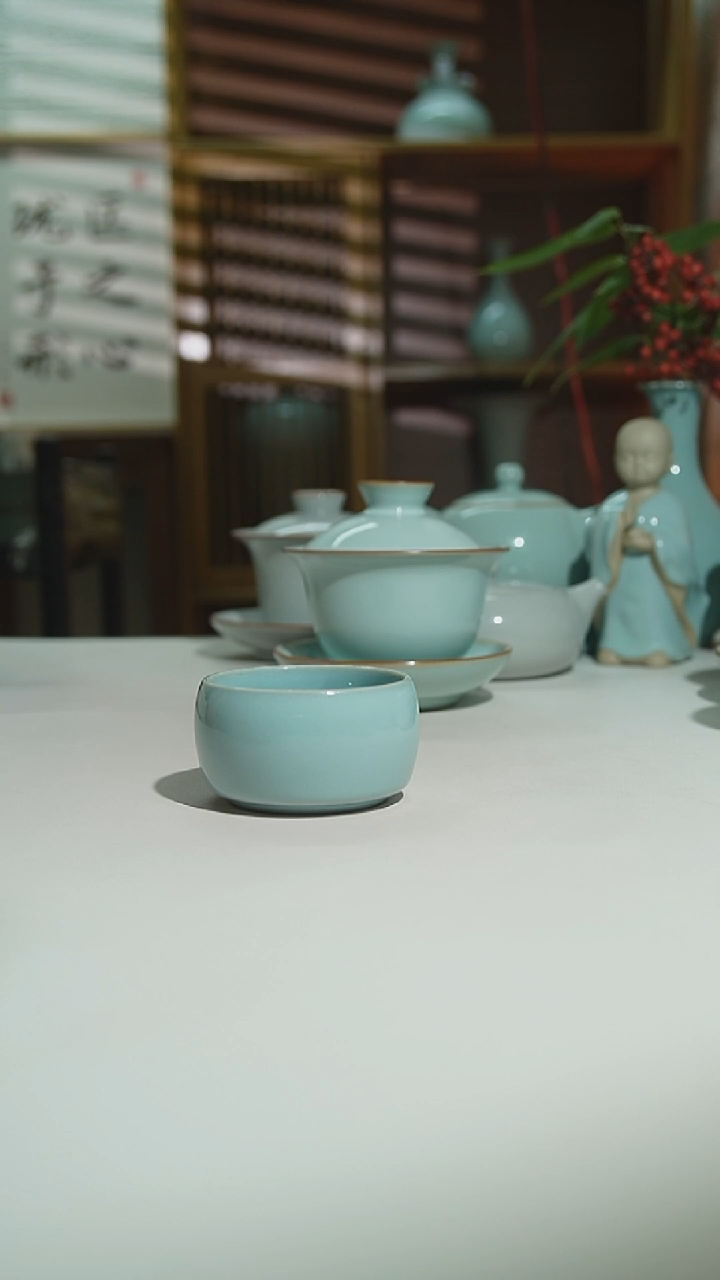 珑匠天青支钉悟道杯二级安全包装