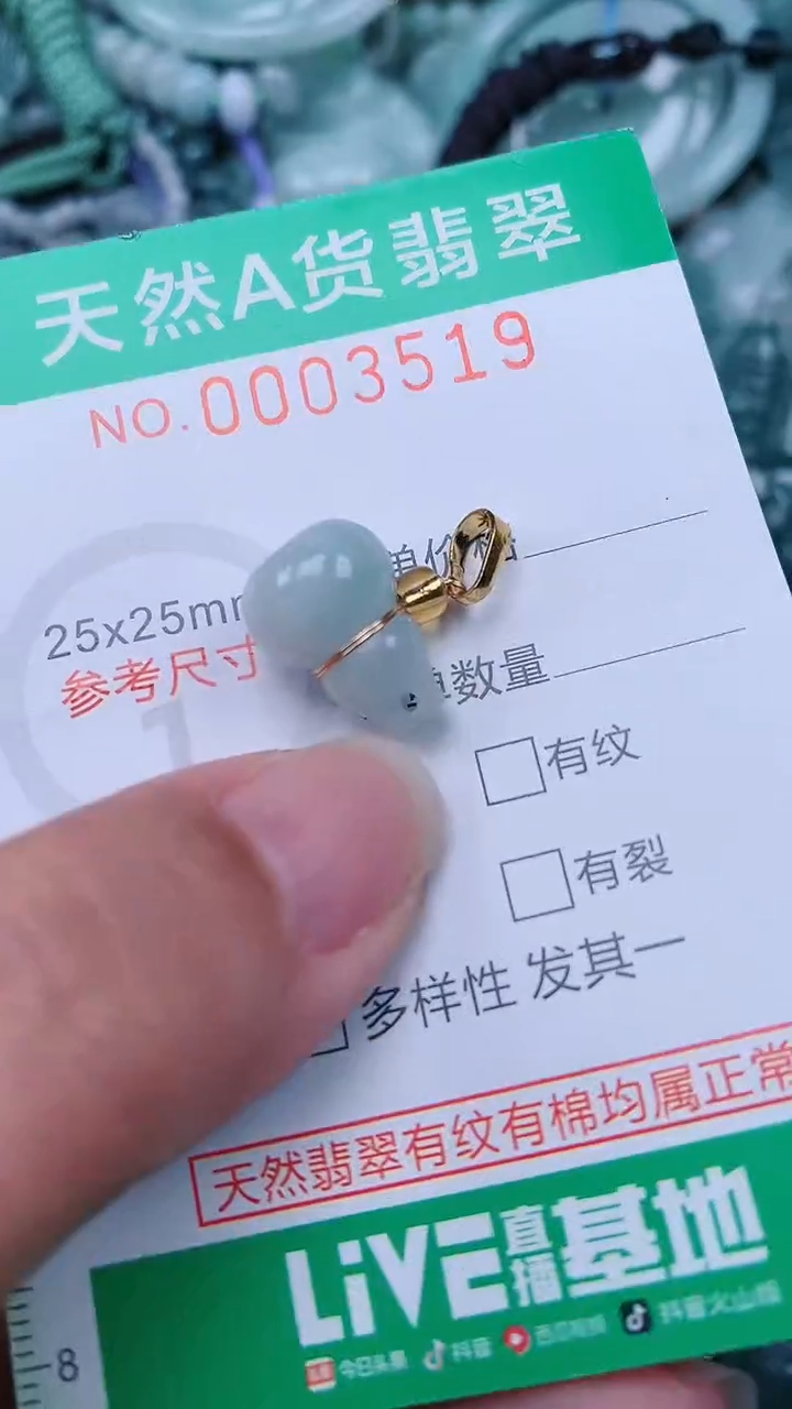 颈饰未镶嵌翡翠.0003519