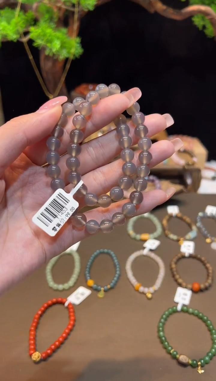 未镶嵌手链玛瑙/玉髓手饰@@