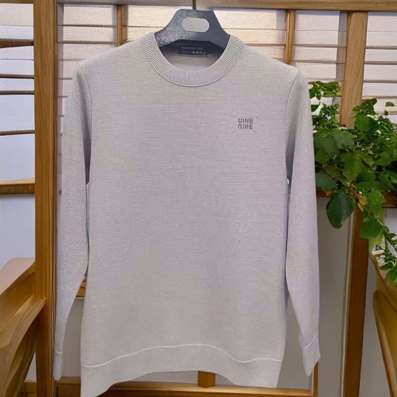 【801】加绒男士商务圆领针织衫毛衣内搭