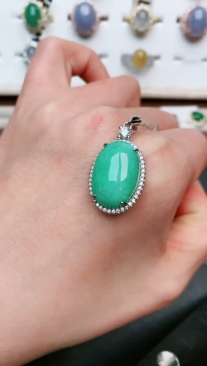 【闪购商品】翡翠戒指银S925镶嵌.....