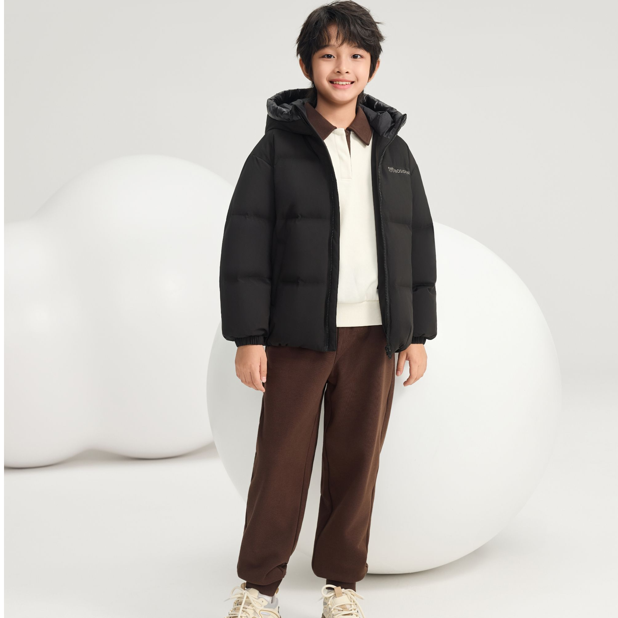 新【25新款】波司登儿童羽绒服连帽冬季学生厚外套T250136953DY
