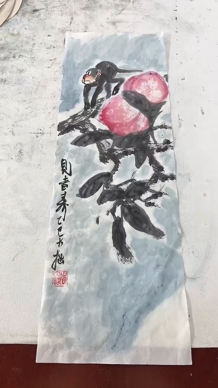国画周大拙/国画/花鸟