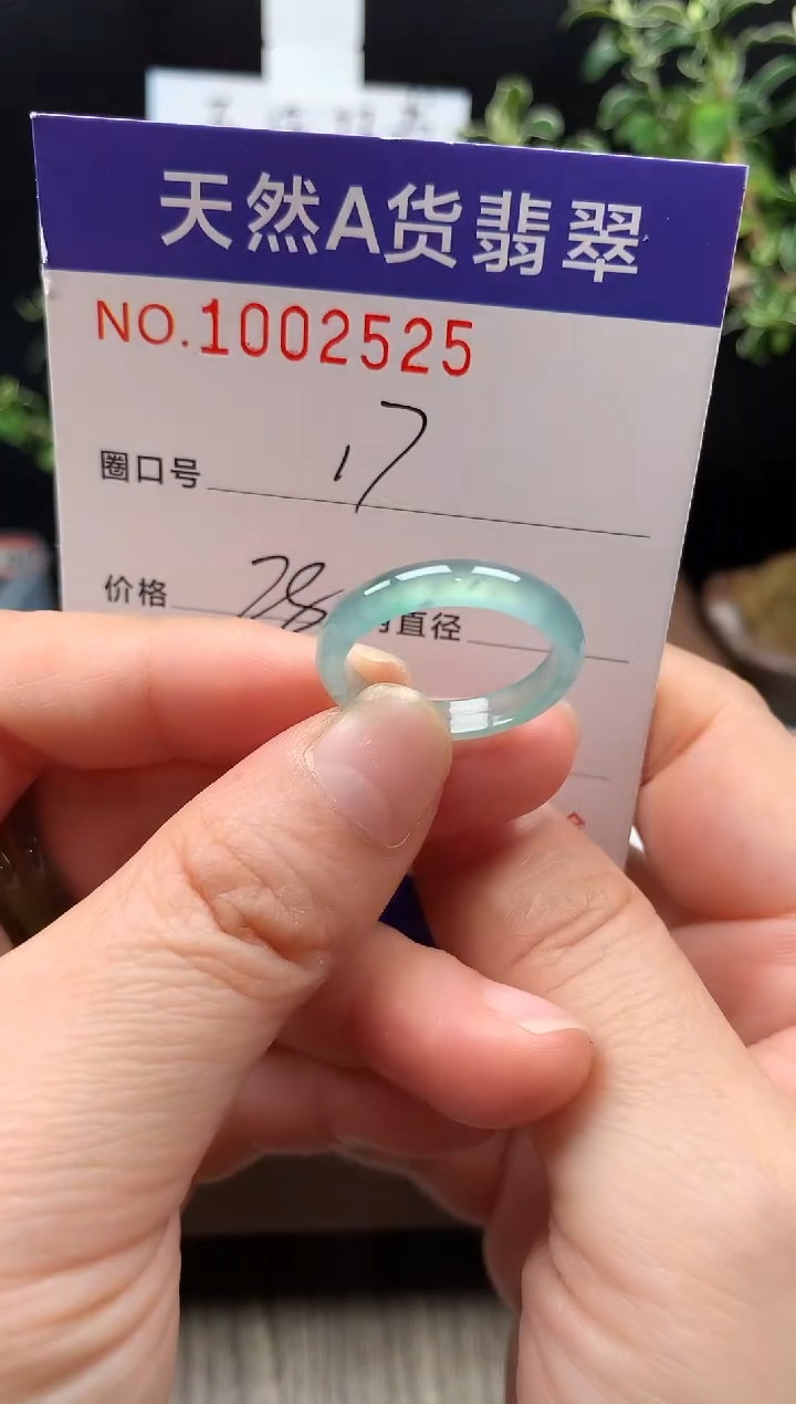 未镶嵌戒指翡翠17#