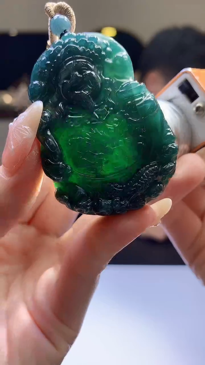 【闪购商品】翡翠颈饰未镶嵌8003jj-JJ挂件21