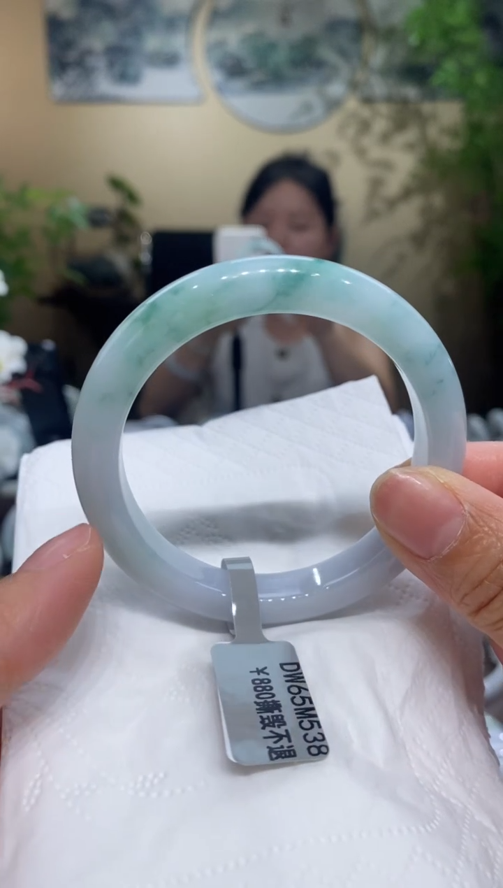 翡翠手镯未镶嵌翡翠53-54