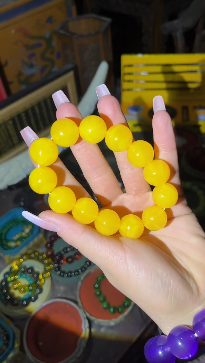 【闪购商品】蜜蜡手链未镶嵌49合合合合合合合合