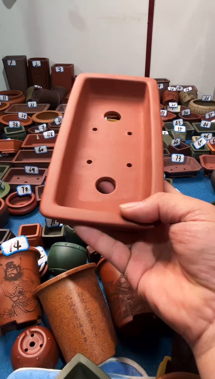 【闪购商品】紫砂紫砂花盆20*9*2.5