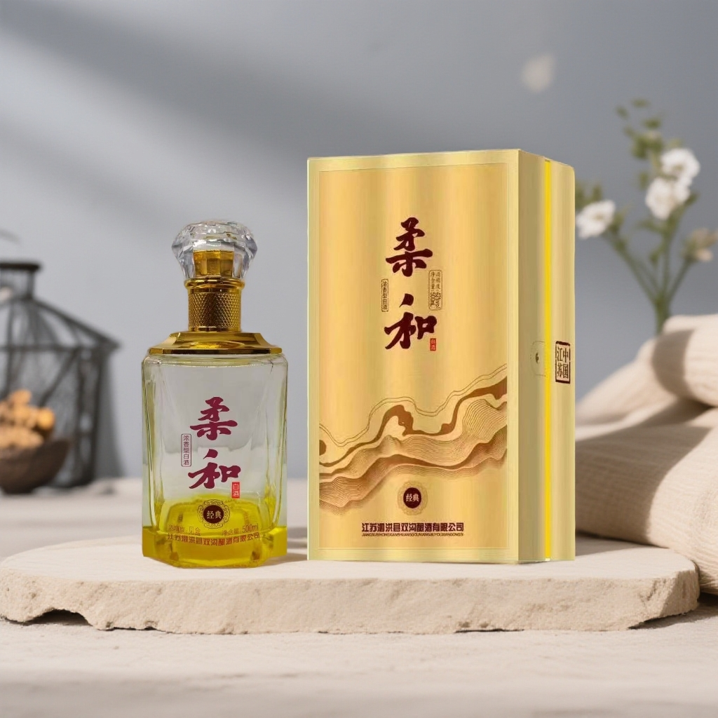 交天下江苏柔和经典浓香型42度500ml优级纯粮白酒42度500