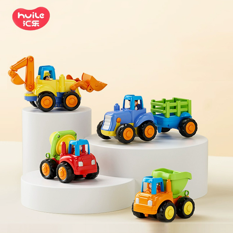 汇乐工程车滑行玩具
