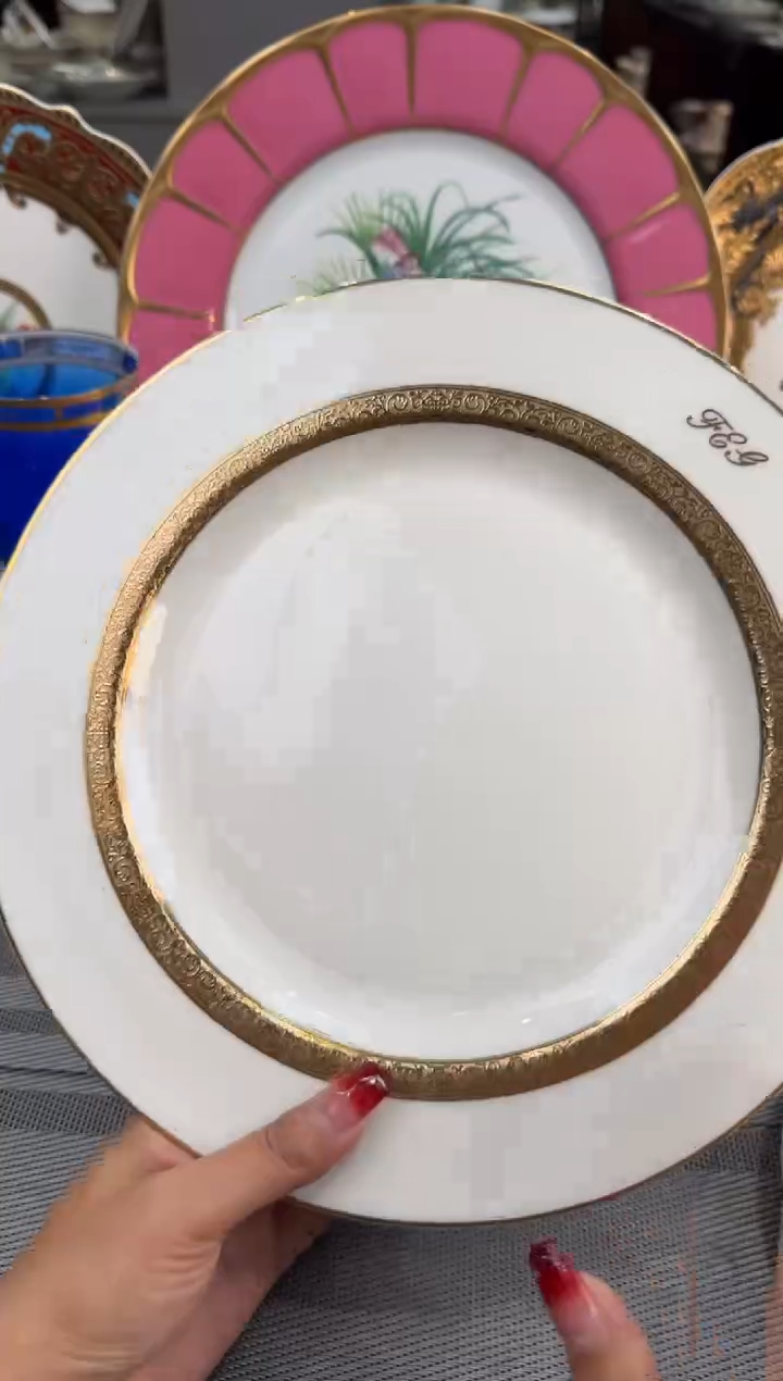 【闪购商品】瓷片10.5英寸平盘 1个 微瑕  只有一个