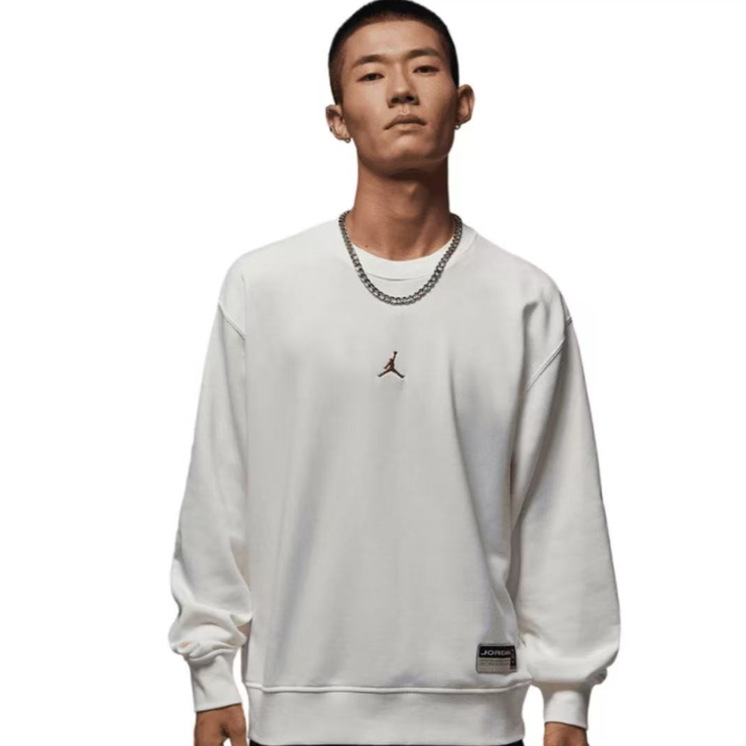 NIKE/耐克官方正品JORDAN男女同款圆领卫衣套衫IO7830-133流光风