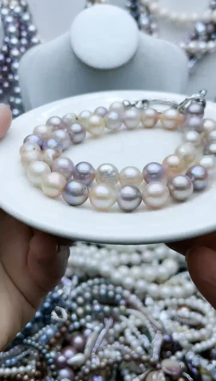 【闪购商品】淡水珍珠颈饰钛钢3