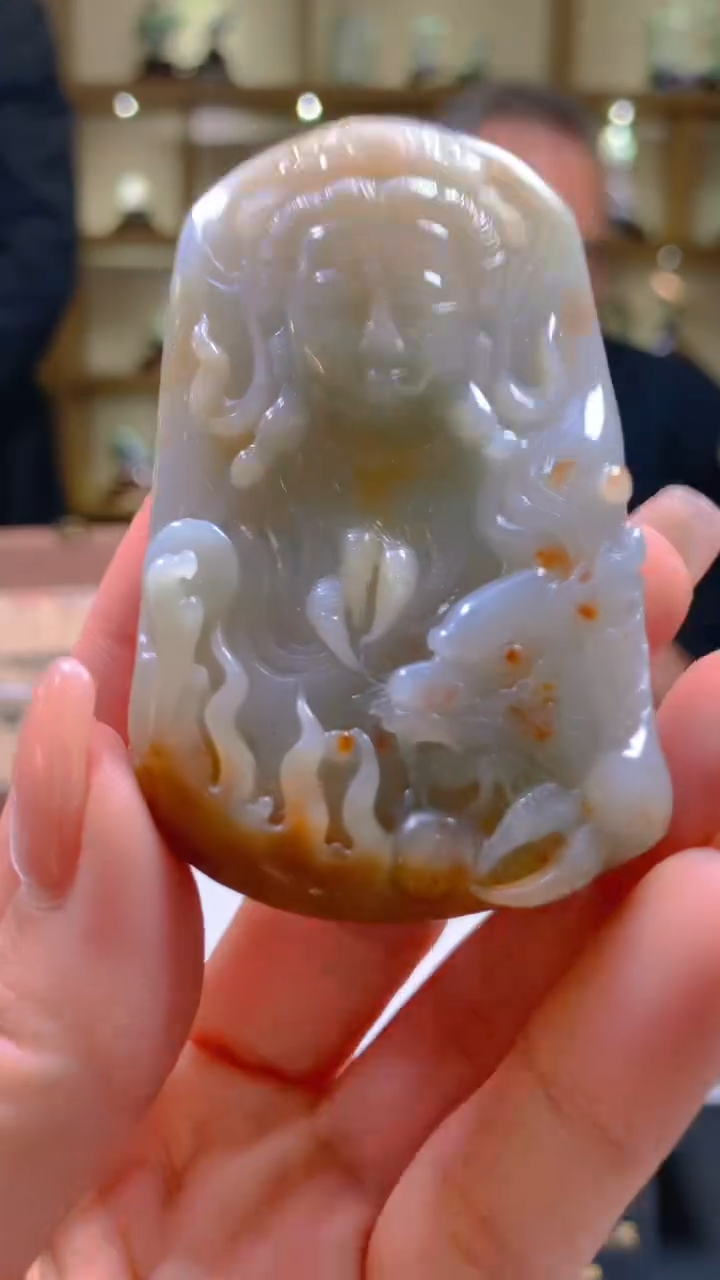 【闪购商品】定制翡翠未镶嵌闪购毛货链接LYH041