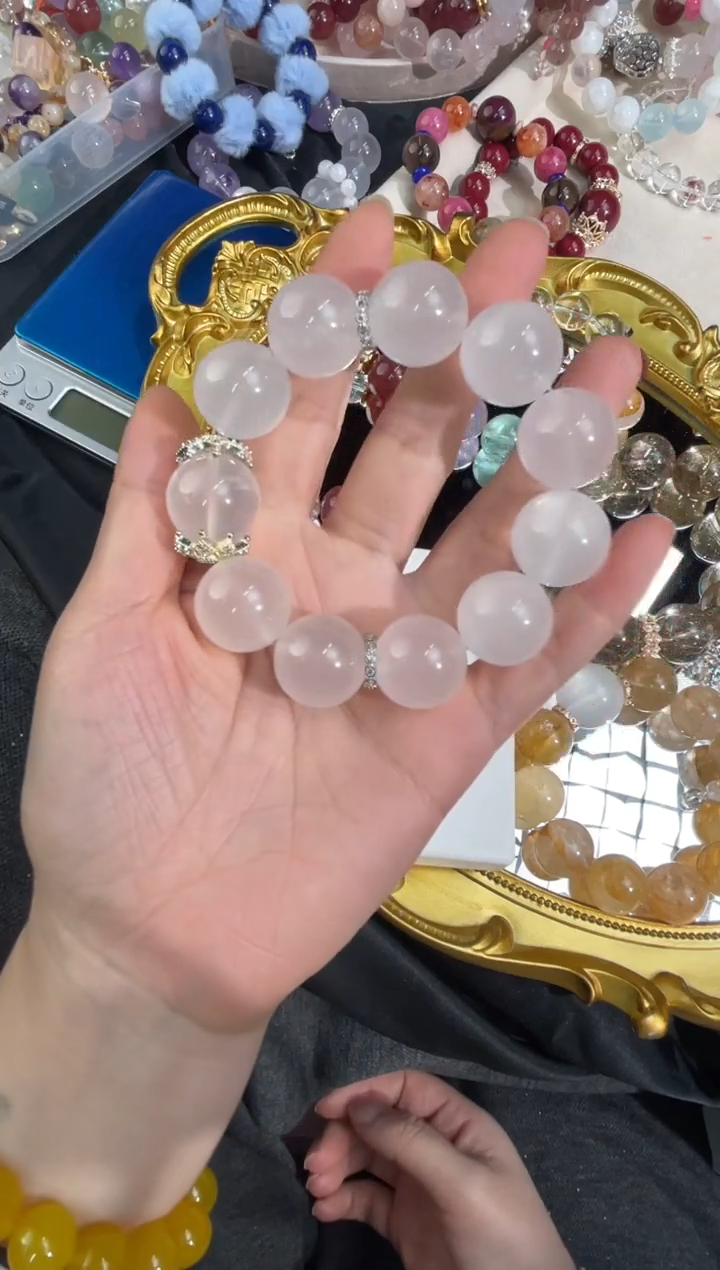未镶嵌手串水晶【Moca】天然水晶手串