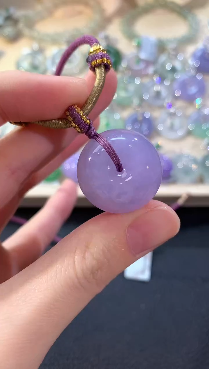 颈饰未镶嵌翡翠冬日珠宝多样性发货一件E85紫货有色差