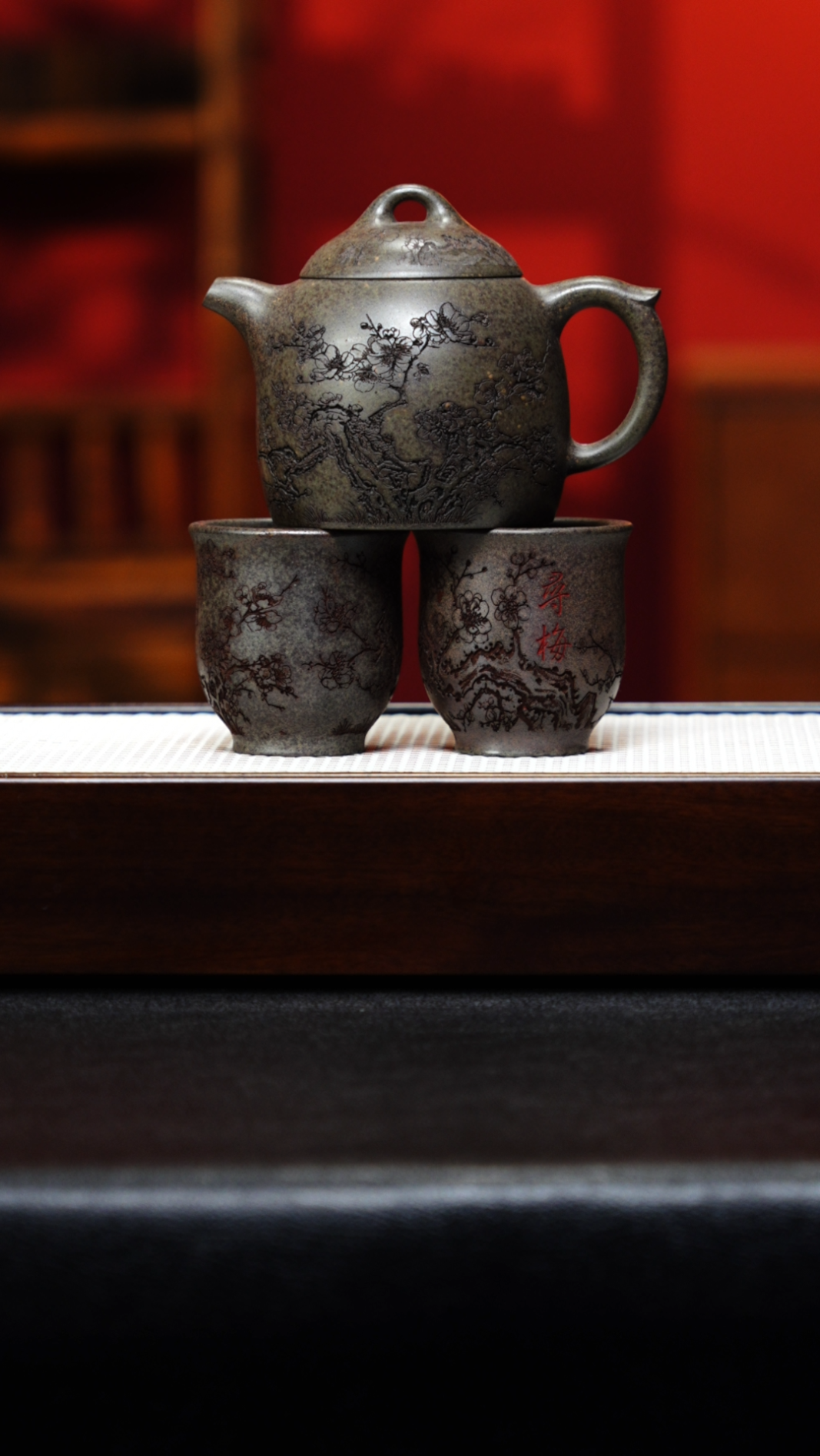 宜兴紫砂 秦权 云雾沉香泥 马千里h623