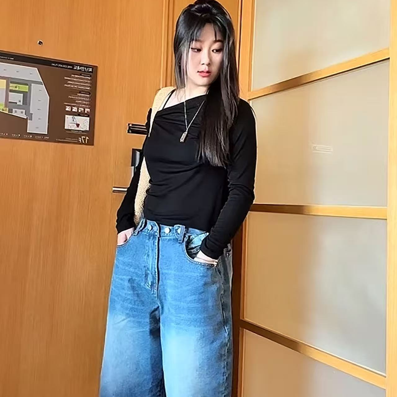 喜喜家韩国正品长袖外套帽子