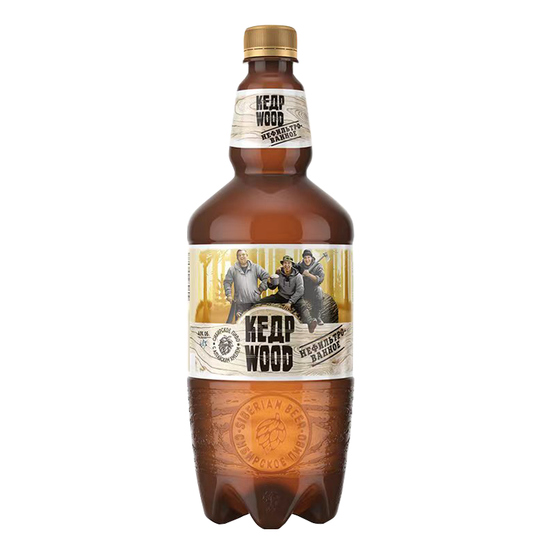 进口雪松树未过滤啤酒1.35L/瓶