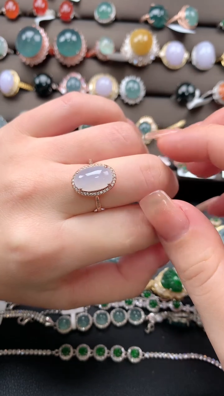 【闪购商品】翡翠戒指银S925镶嵌1313131