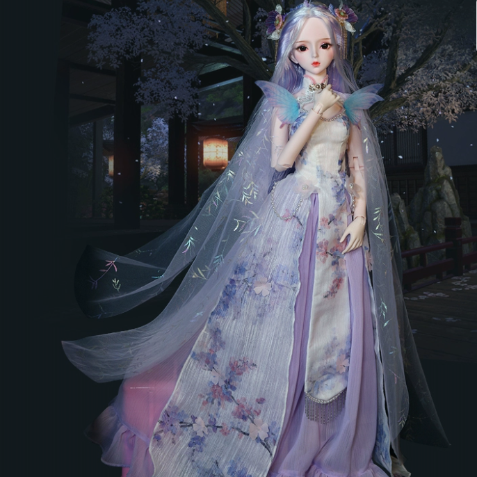 德必胜德必胜娃娃冰儿洛丽塔3分女娃60cm关节娃玩具女孩古风娃娃