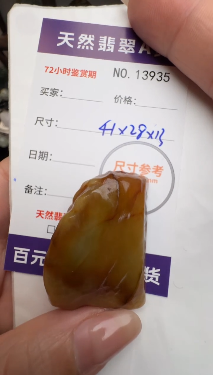 【闪购商品】翡翠颈饰未镶嵌原石13935