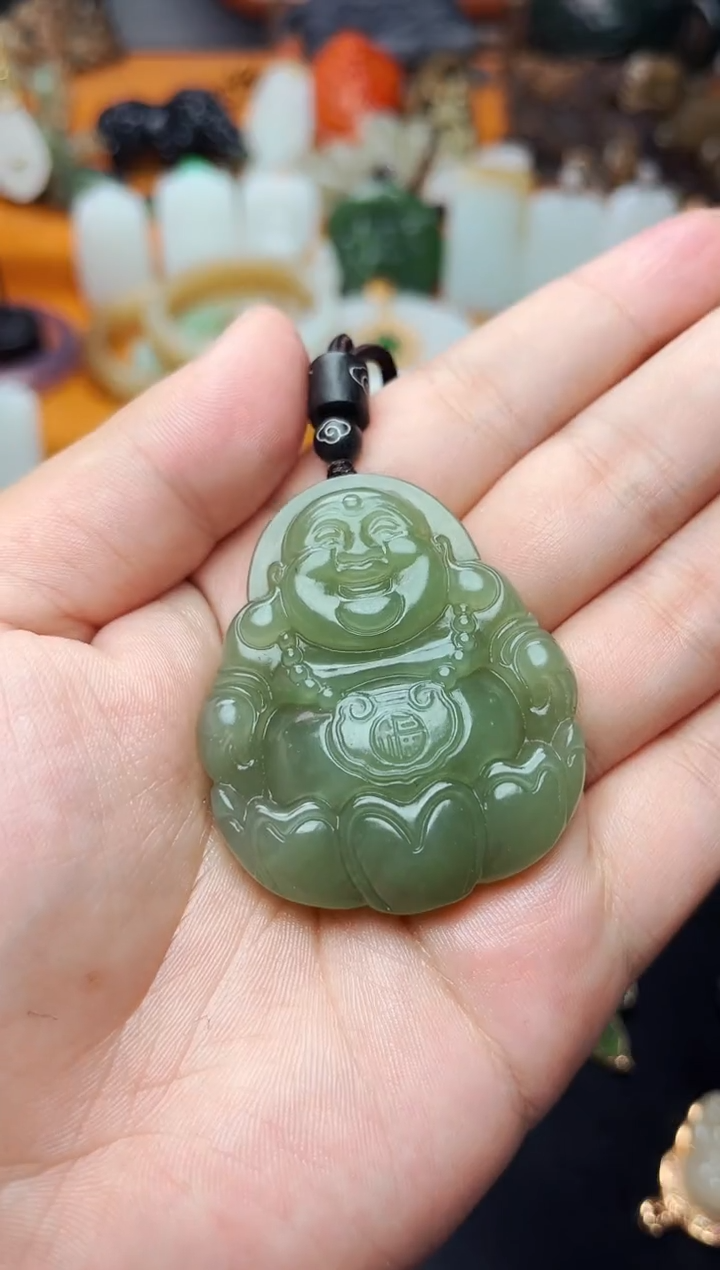 【闪购商品】和田玉颈饰未镶嵌佛01