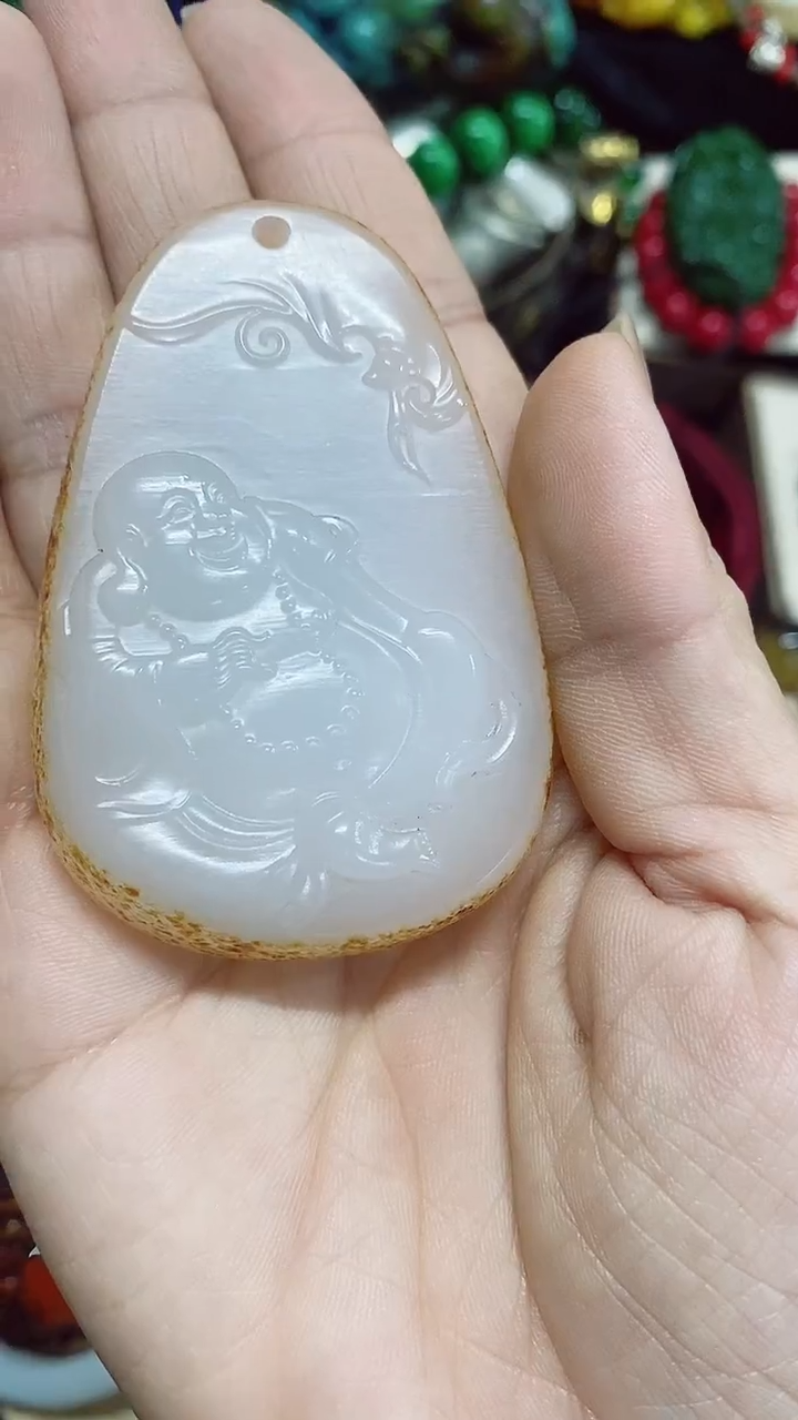 【闪购商品】和田玉（子料）颈饰未镶嵌主播推荐主播推荐