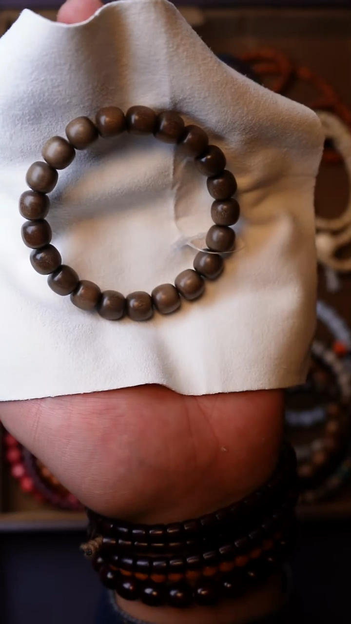 檀香木手串/手链阴沉老山檀香沉水10mm