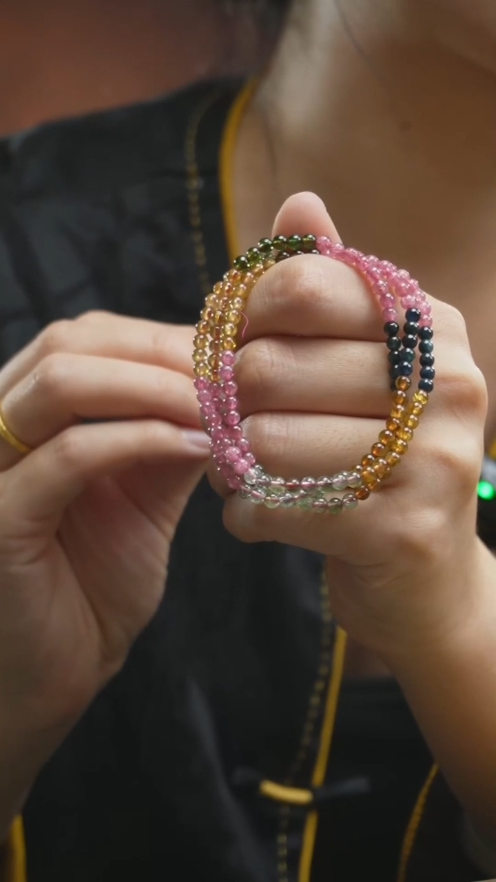 未镶嵌多圈碧玺L6