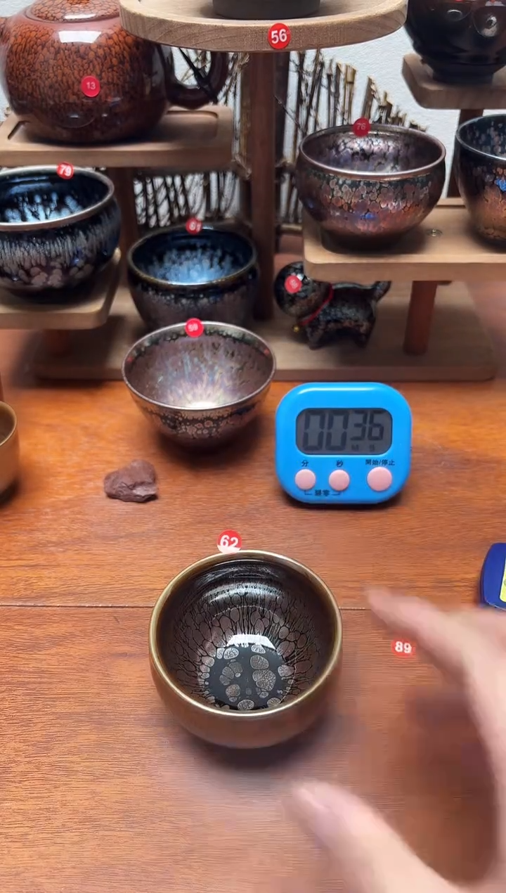 茶盏潇**生62号建盏工匠茶器
