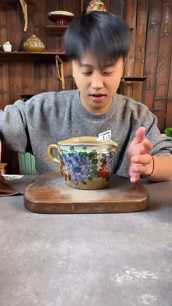 碗209瑕，手工手绘，超值陶瓷