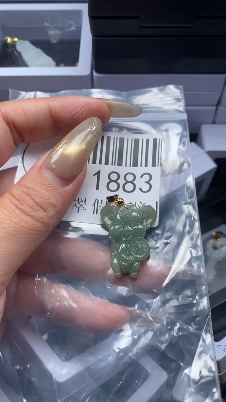 颈饰未镶嵌翡翠1883