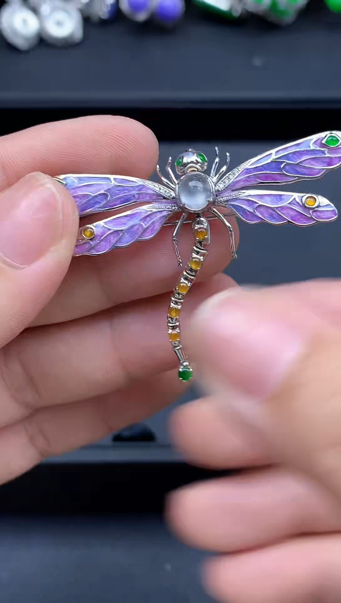 18K金镶嵌定制翡翠624-春日珠宝