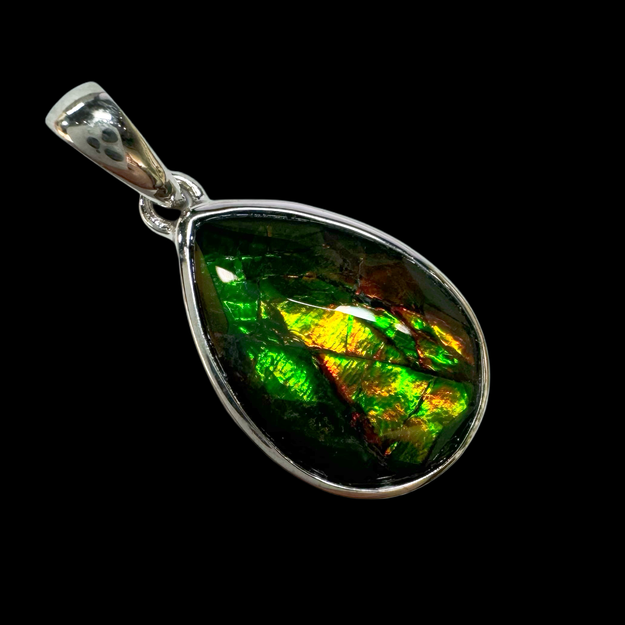 【斑彩石】16.6mm BC 产地：加拿大 贝壳F1