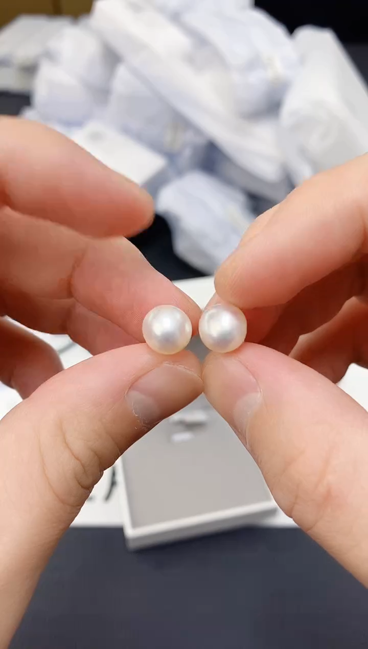未镶嵌耳饰淡水珍珠ED1070