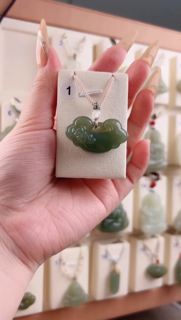 【闪购商品】和田玉吊坠(不含链)未镶嵌2