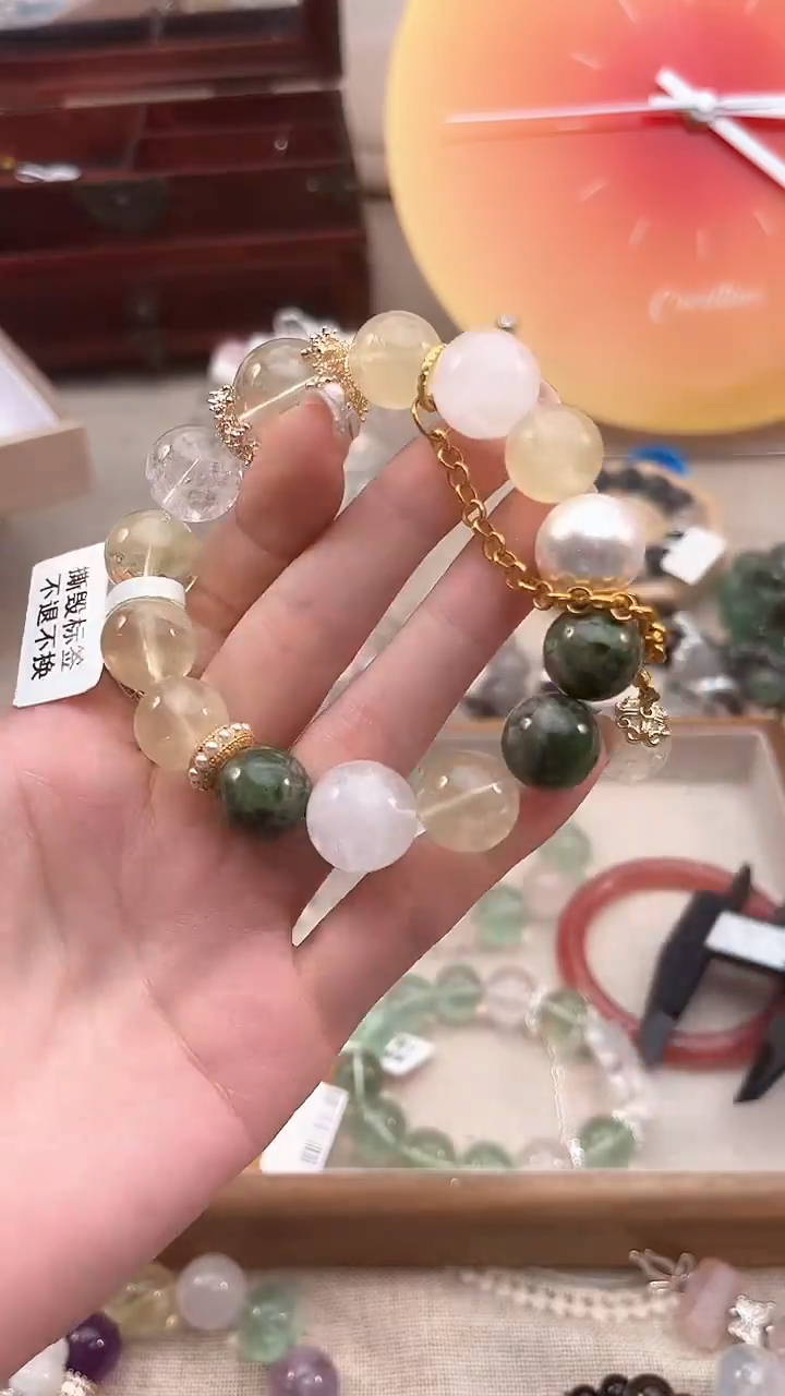 【闪购商品】水晶手链未镶嵌多样性发货发其一颜色微差
