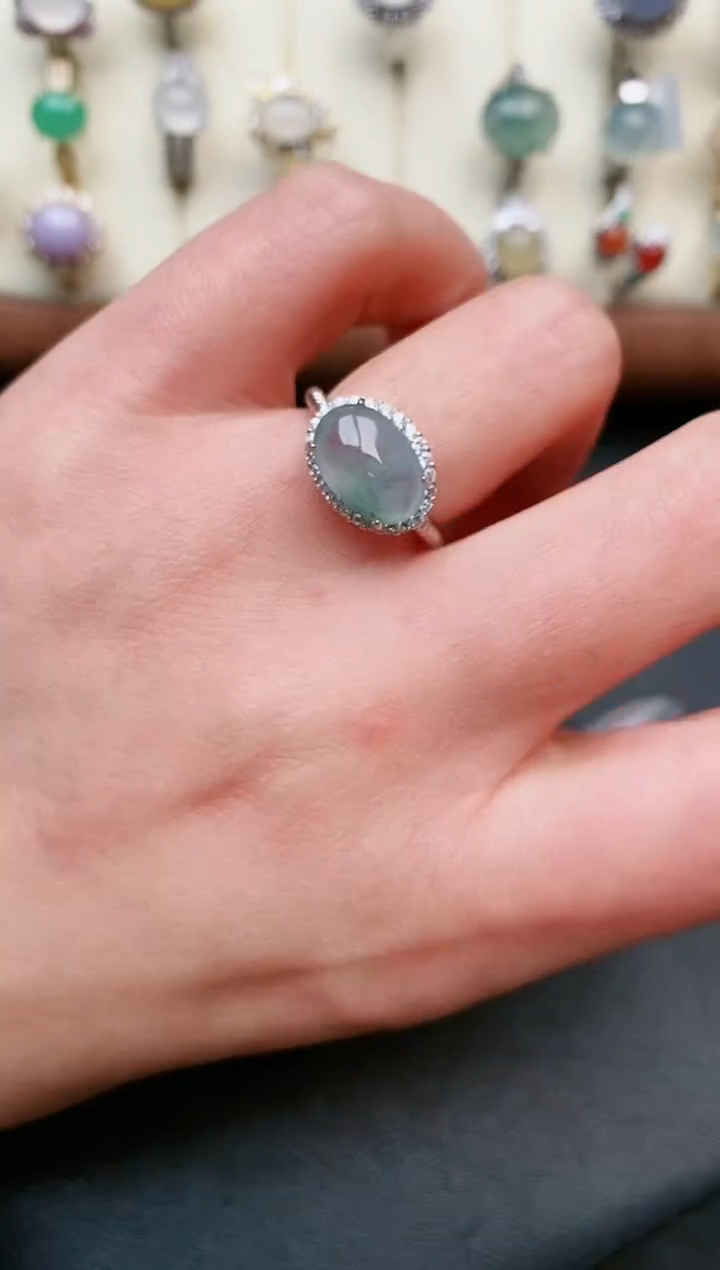 【闪购商品】翡翠戒指银S925镶嵌.....